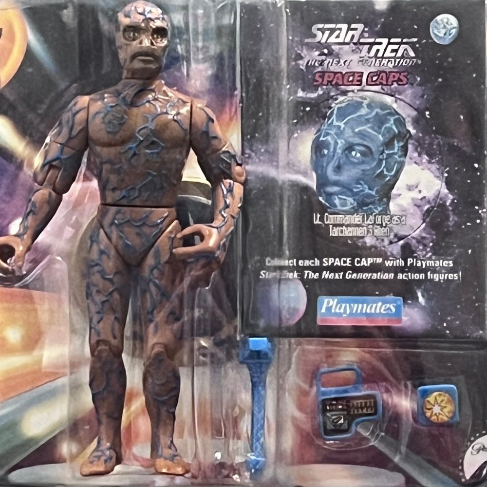 Star Trek TNG 7th Season Lt. LaForge as a Tarchannen lll Alien Action Figure New